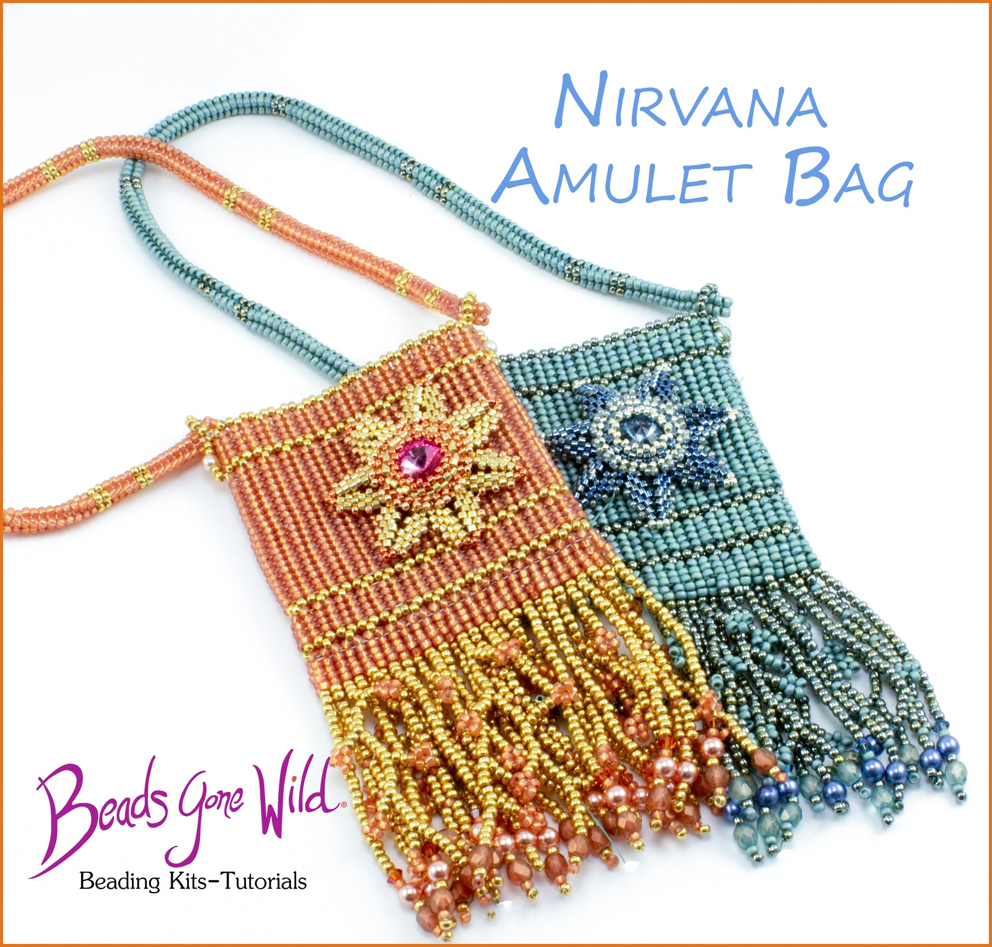 Nirvana Amulet Bag Beadweaving Kit - Beads Gone Wild